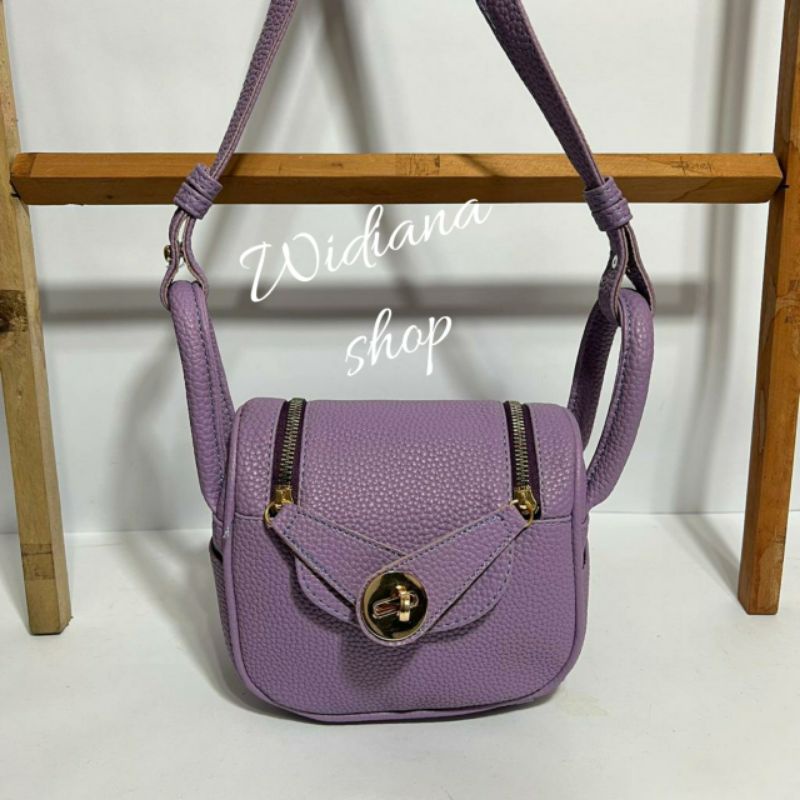 Tas Wanita Selempang Manika Mini kulit Jeruk Fashion Wanita Kekinian