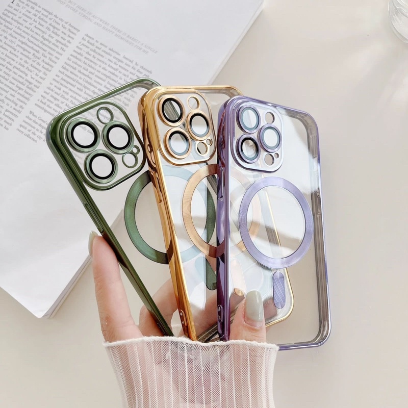 ULTRA PLATED MAGSAFE WITH LENSPRO ELECTRO METALIC Case iPhone 14 13 12 11 PRO MAX iPhone 14 PLUS-4