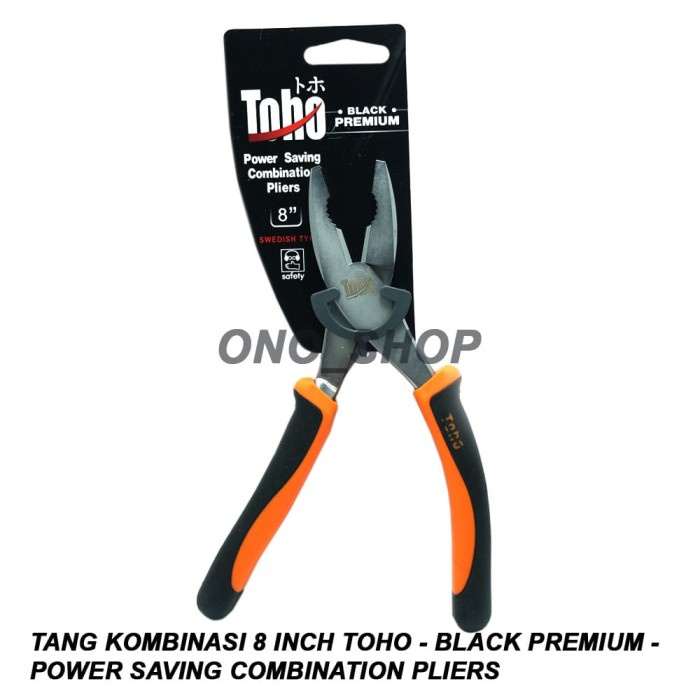 Tang Kombinasi 8 Inch Toho - Black Premium onosh00 Ayo Beli