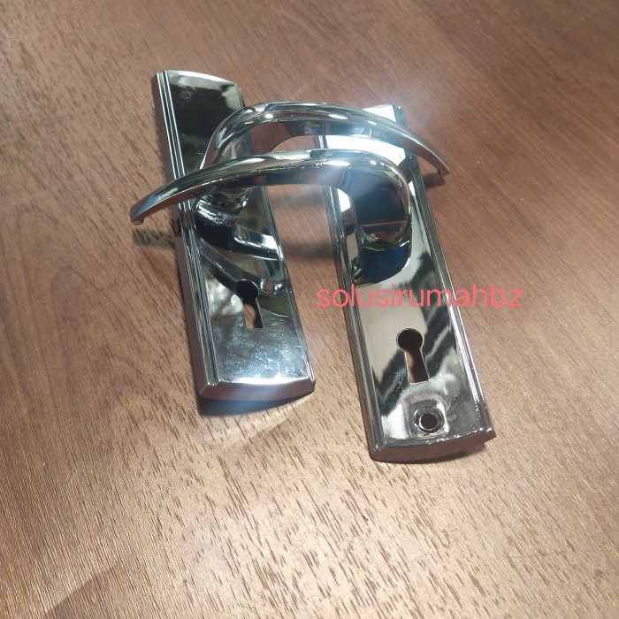 sepasang selot handle saja 145mm gagang kunci pintu lama kuda kecil