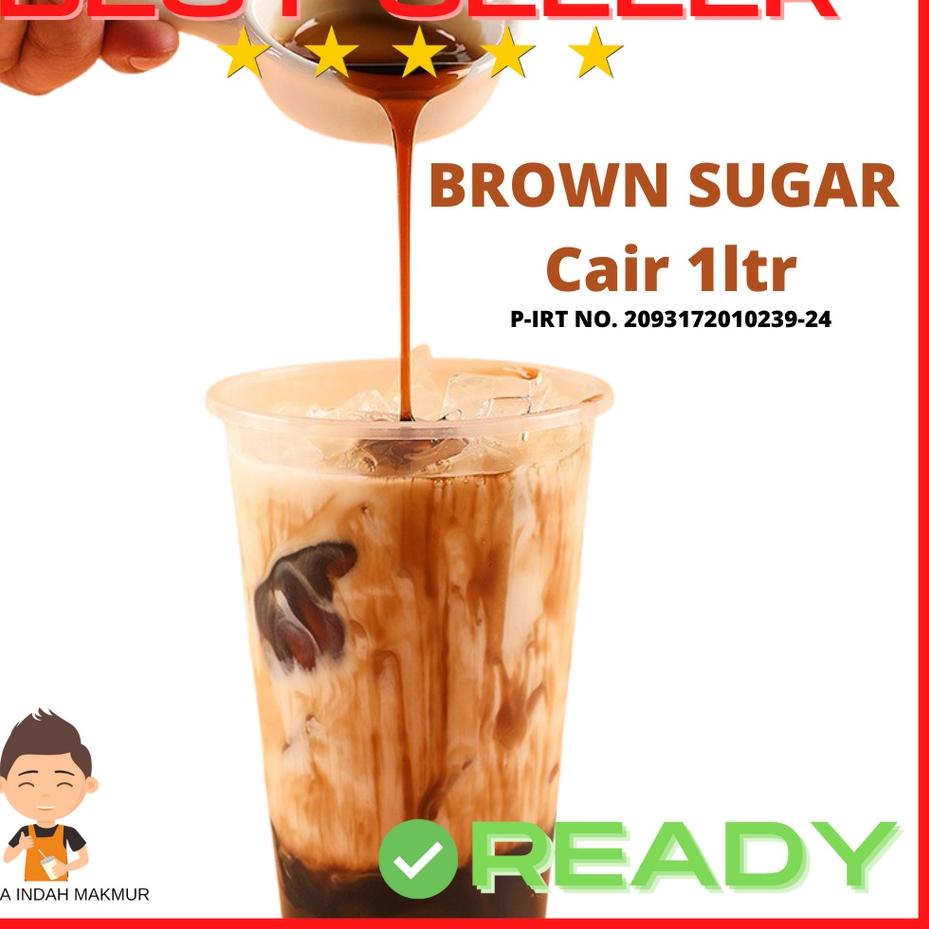 

ぱ 100% Premium Organic Brown Sugar | Gula Aren | Gula Merah Cair 1 Liter PIRT の