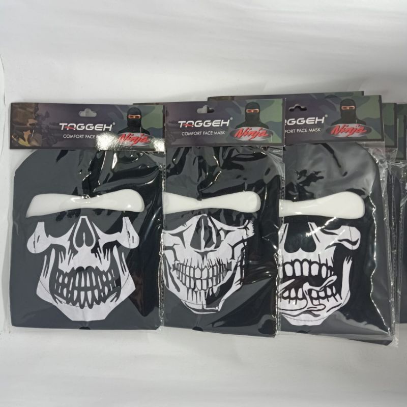 MASKER NINJA MOTIF TENGKORAK