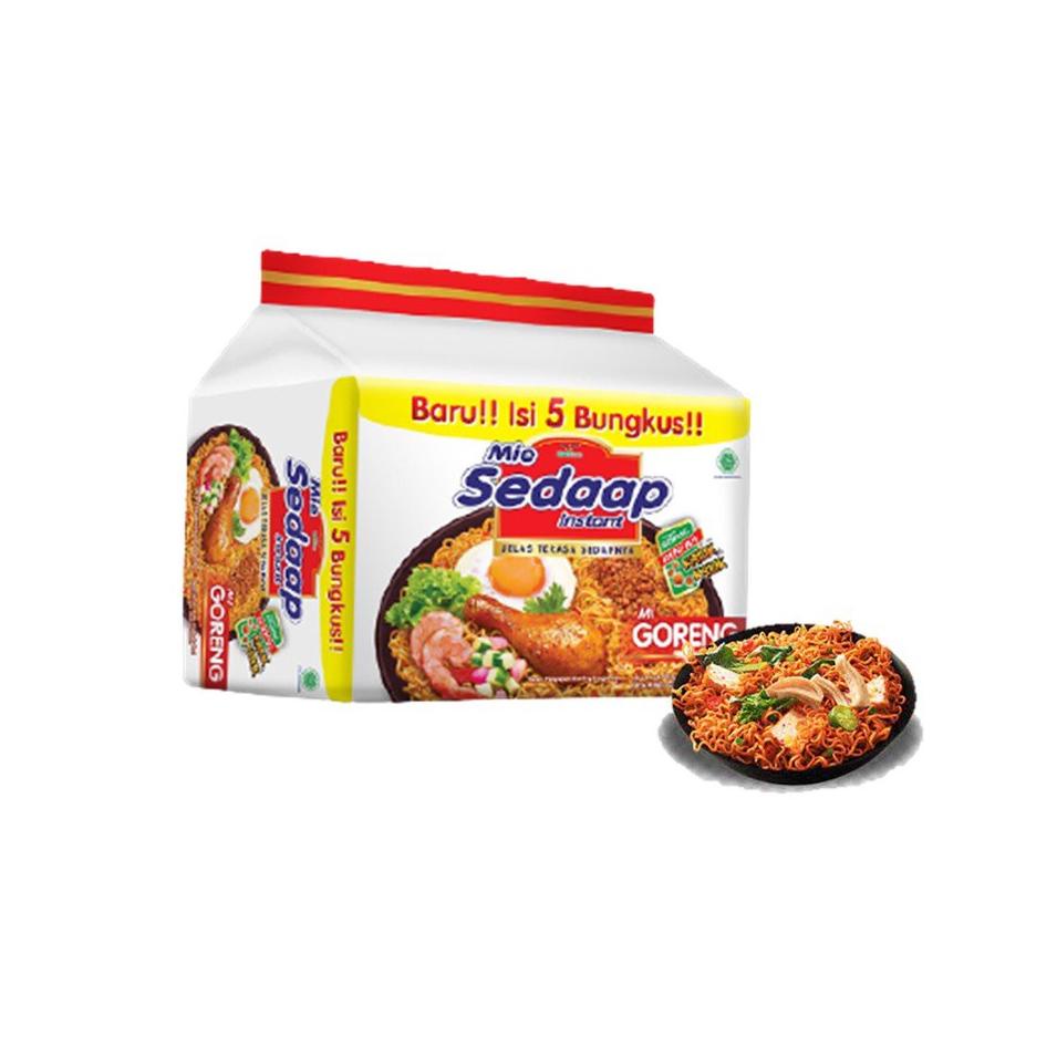 

௹ Mie Sedaap Mi Goreng Mie Instan 5 x 90 gr ⇖
