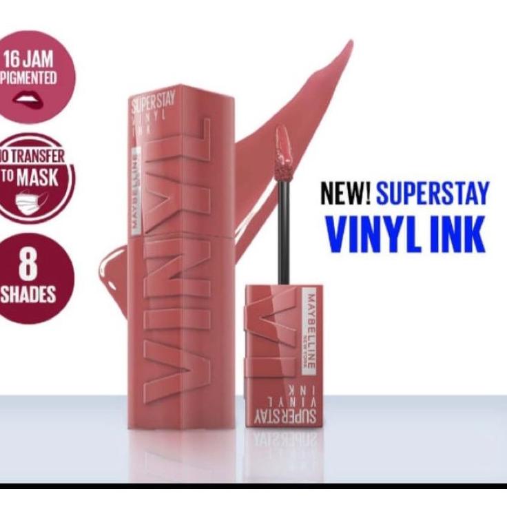 ↕ ❣️Rejeki.Shop❣️✅ BPOM MAYBELLINE Superstay Vinyl Ink Lip Cream | Coy | Royal | Capricious Turki | 