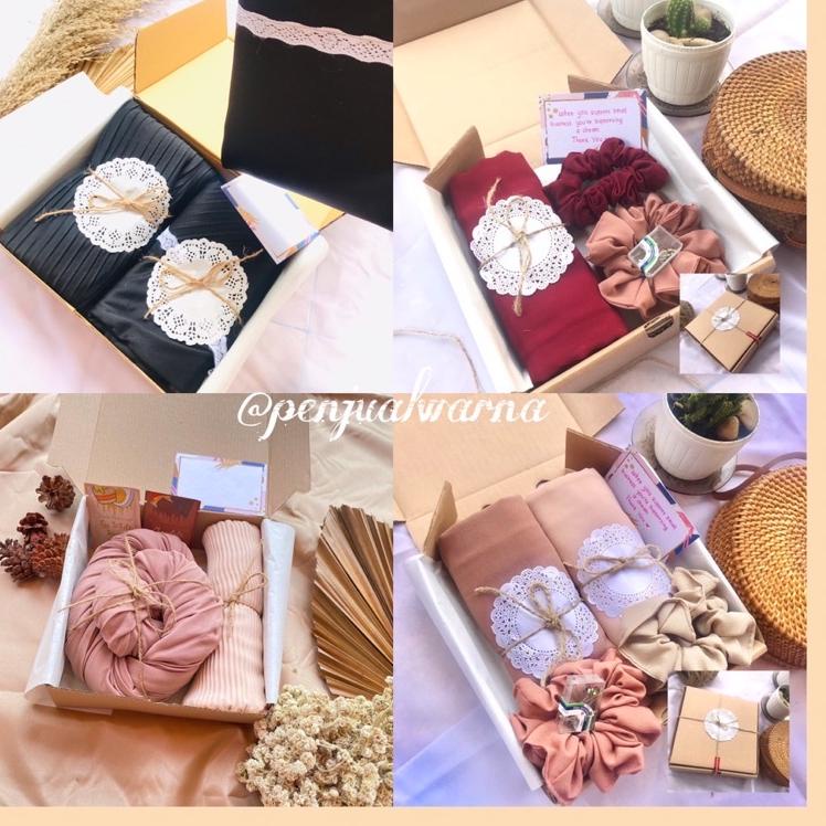 

↛ (READY) GIFT BOX HIJAB / GIFT BOX ROK PLISKET / GIFT BOX MUKENA / GIFT BOX PASMINA / GIFT BOX SCRUNCIE / GIFT BOX MASKER ㅹ
