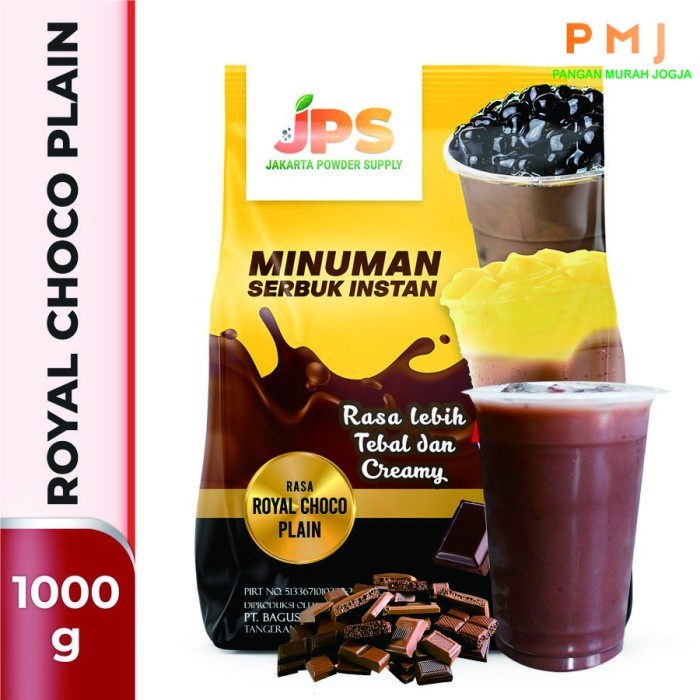 

Bubuk Minuman Royal Choco Plain Powder JPS Tanpa Gula / Bubuk cokelat