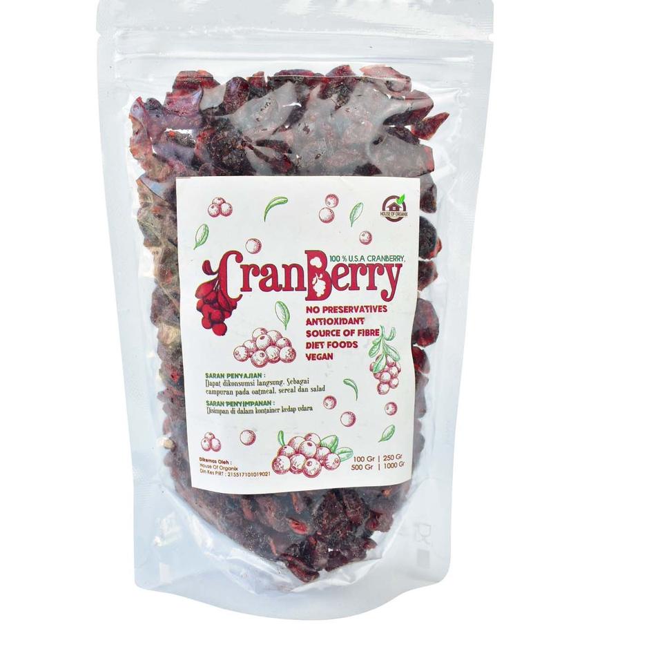 

(PROMO GQL99) Dried Cranberry (Kranberri Kering) 250 Gr ✢