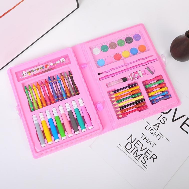 

[G-C2C ♥☞] Crayon Set 68pcs / Krayon Mewarnai Anak 68pcs / Pensil Warna Set 68pcs-kekinian
