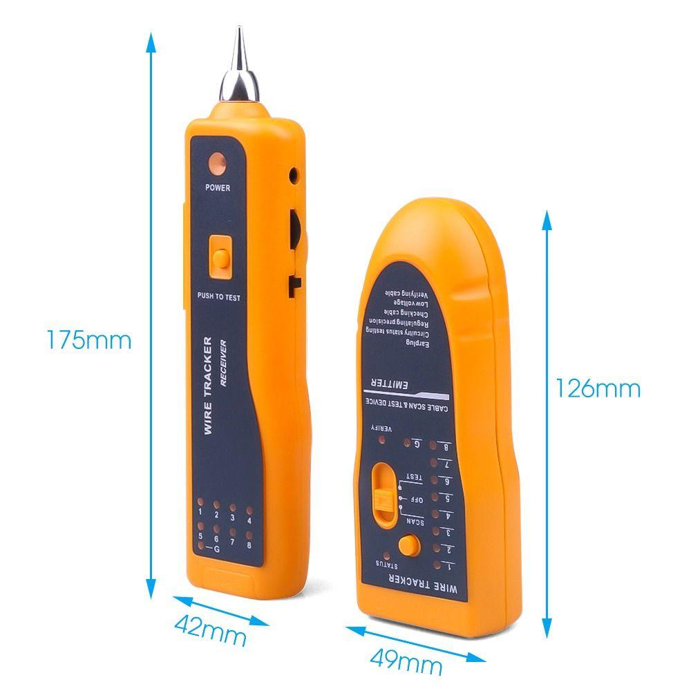 Solighter Kabel Jaringan tester Detector Professional Ethernet Line Finder LAN Jaringan Kabel tester