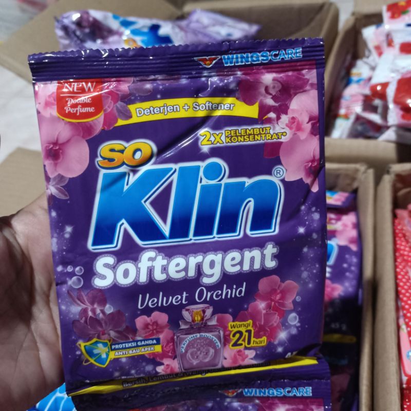 SO KLIN / SOKLIN SOFTERGENT RENCENG SACHET 50gr x 6pcs