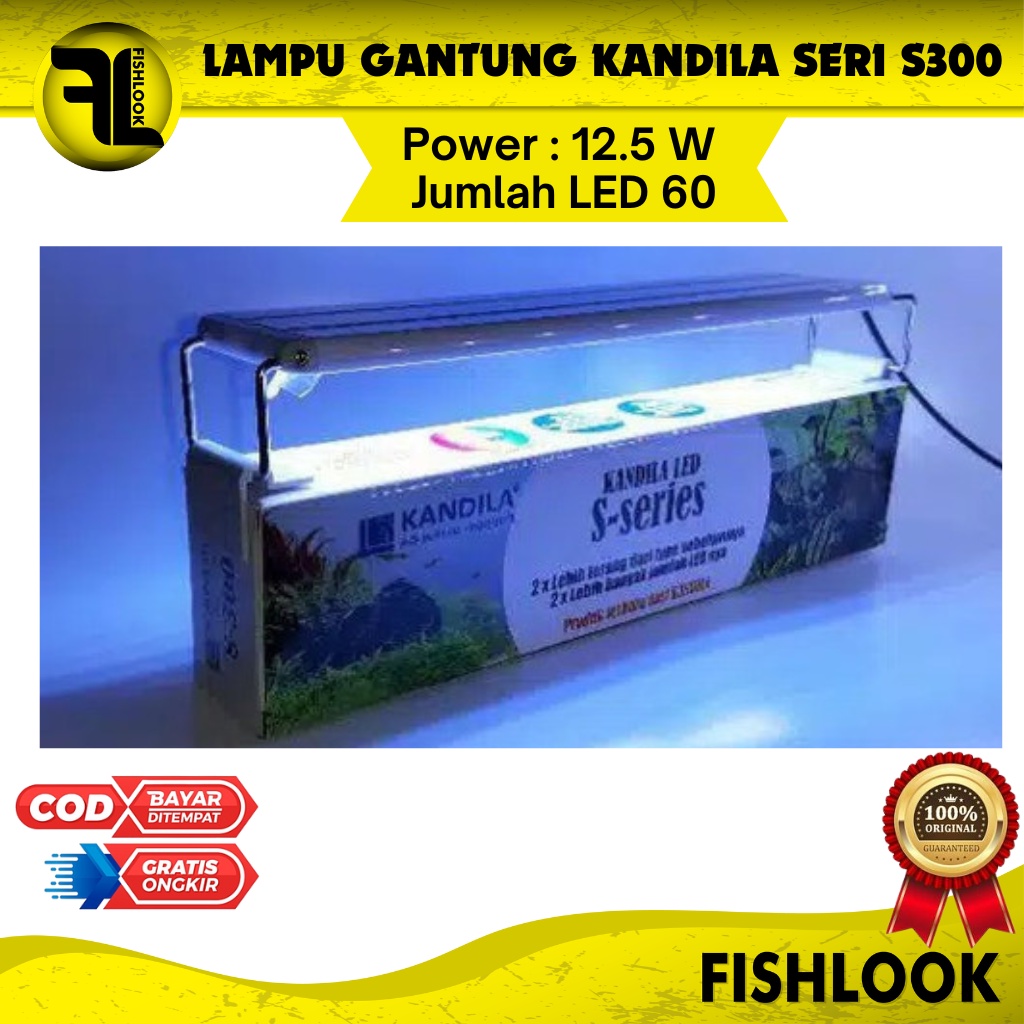 Kandila S300 S300RGB S-300 RGB Lampu Aquascape LED Aquarium Gantung