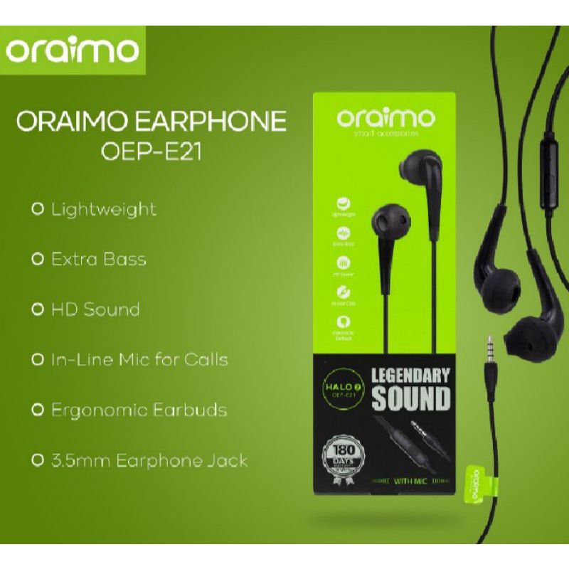 Headset Handsfree Oraimo OEP-E21