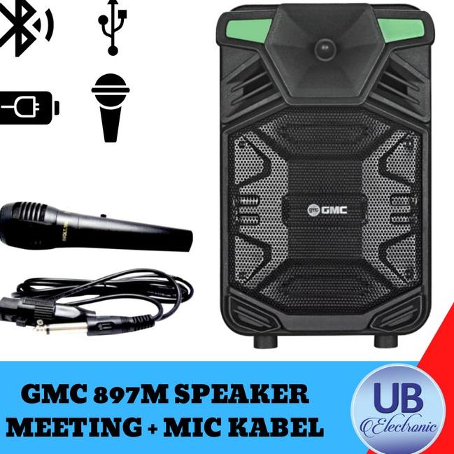 Terpercaya SPEAKER BLUETOOTH KARAOKE GMC-897M BT bonus mic / SPEAKER BLUETOOTH GMC-897M BT