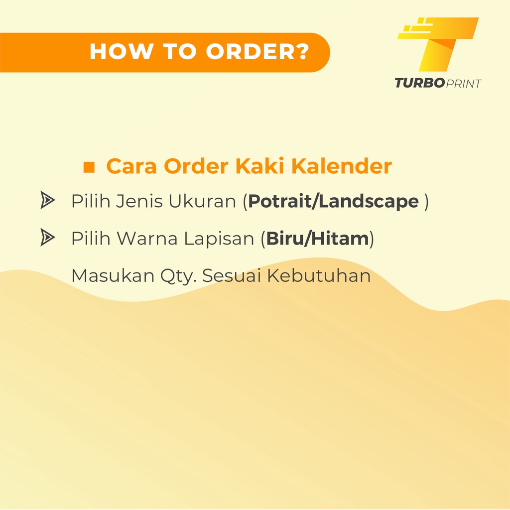 Kaki Kalender Dudukan Kalender 15x21 cm