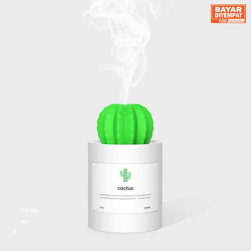 ( ORI ) 3Life Air Humidifier Pelembab Udara Aromatherapy 280ml - Cactus