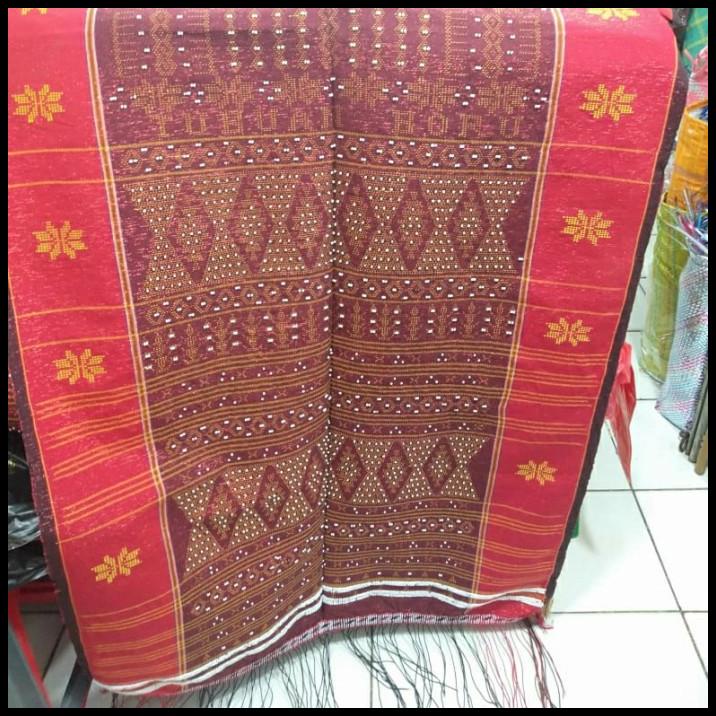 Promo Ulos Sadum Raja Jumbo Marun Full Payet