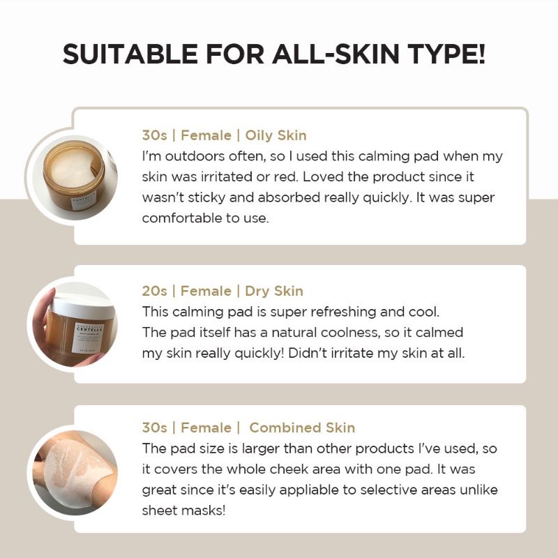SKIN1004 Madagascar Centella Quick Calming Pad 130ml