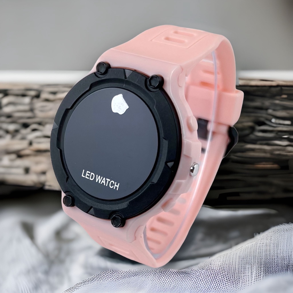 COD✅ Jam Tangan Wanita Pria Digital Rubber Electronic LED Watch Fashion Baru Harga Grosir   S1262