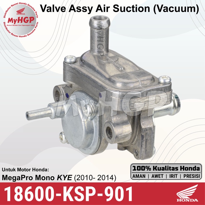 18600-KSP-901 Valve AIR Suction MegaPro Monoshock Karbu Klep Vakum ORI