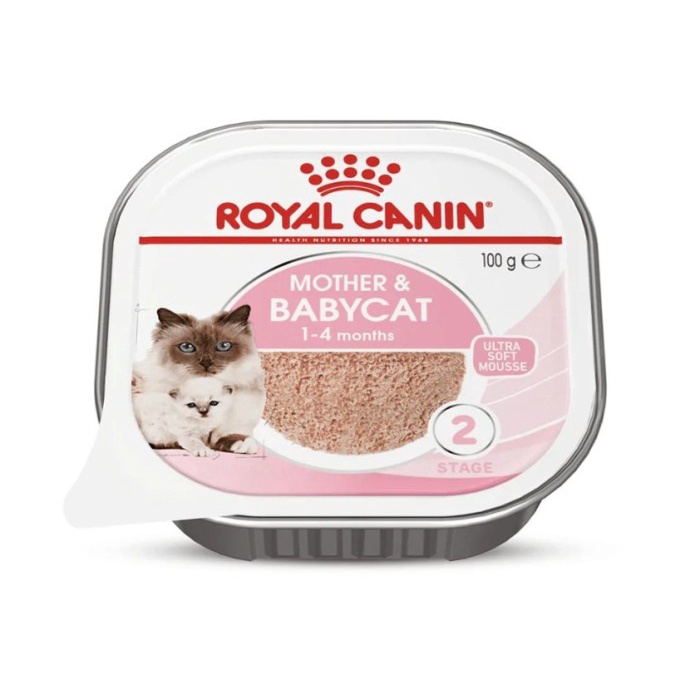 MAKANAN KUCING ROYAL CANIN MOTHER &amp; BABYCAT BABY CAT 100 GR