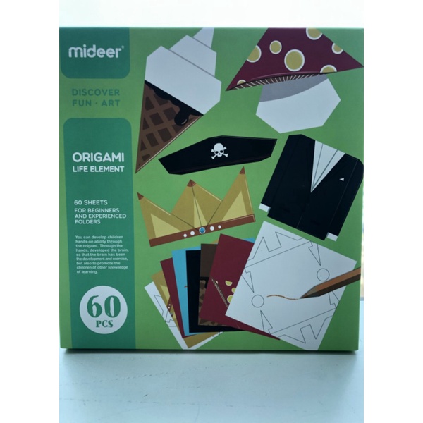 

Mideer mainan anak Diskon edukasi origami paper element Jual life