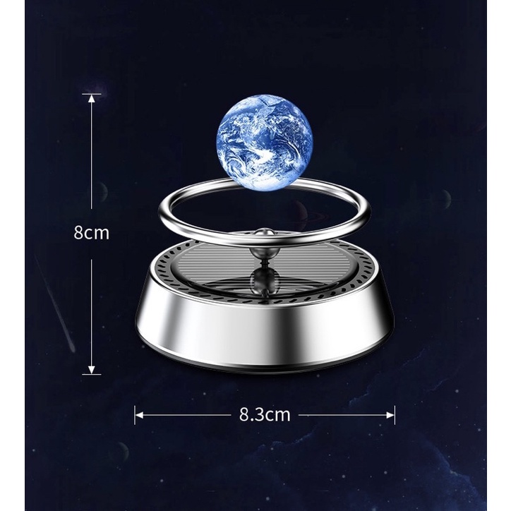 New design parfum mobil ring putar planet car perfume ring planet