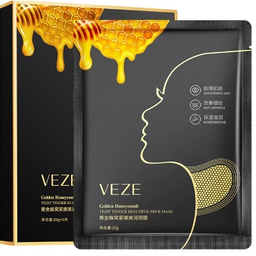 Veze Masker Leher Smooting Skin Anti Wrinkle Moisturizing Golden Honeycomb LS