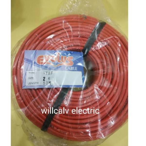 Chekout KABEL NYAF 1X2.5 - KABEL TUNGGAL SERABUT 1X2.5  - KABEL SERABUT ISI 1 KABEL 1X2.5 50 METER T