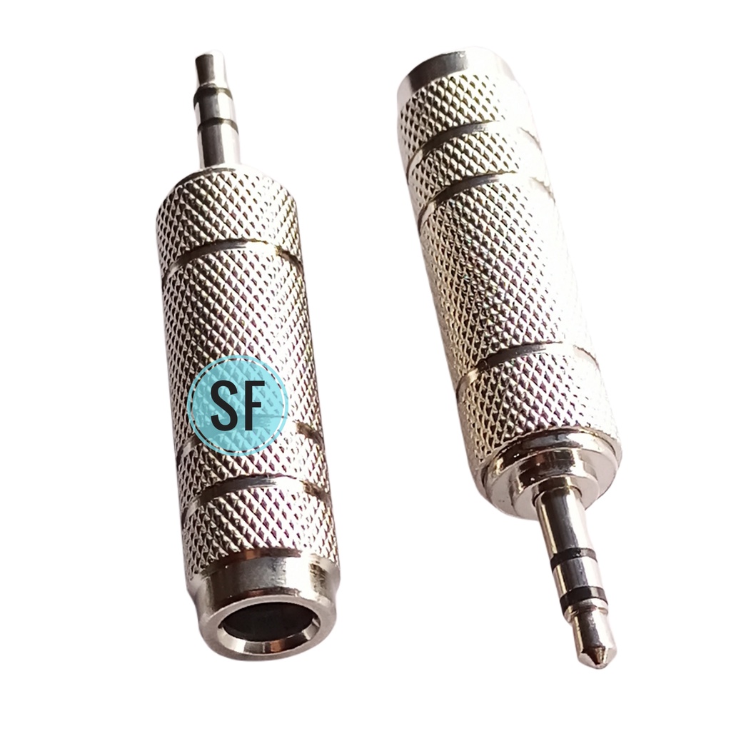 Cover Jack Jek Mic Akai 6.5 Stereo To Mini Stereo 3.5Mm
