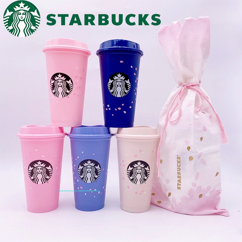 Tumbler Starbucks Color Changing Cups Berubah Warna Colour Reusable Cup Original Box