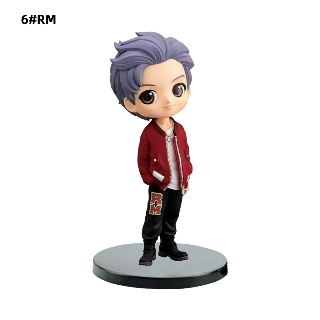 Kawaii KPOP Star TOP Group PVC Figure Model Toys Cute Bangtan Boys Groups A.R.M.Y Action Figures Dolls Gift For Girls