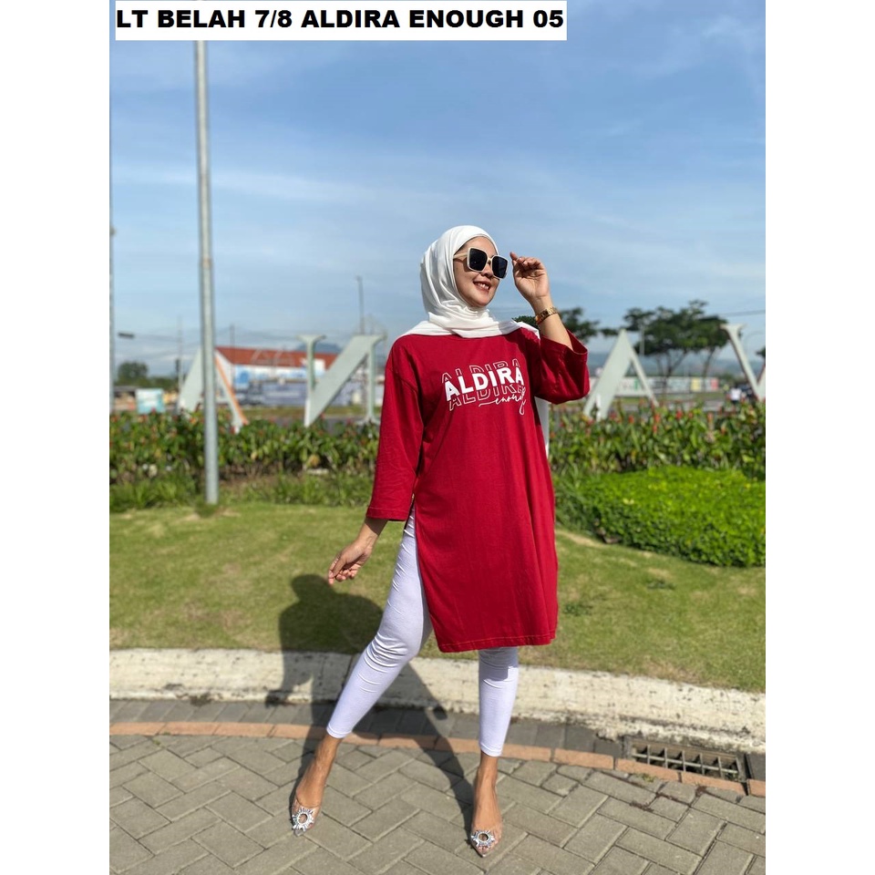 Aldira Atasan Wanita Model Long Tunik Simple Kekinian2022 / Long Tunik