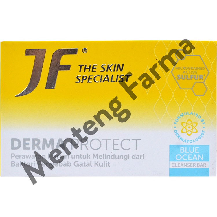 JF Derma Protect Blue Ocean Cleanser Bar 90 Gr - Sabun Antibakteri untuk Gatal Gatal Kulit