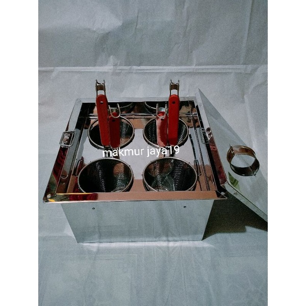 Termurah dandang mie kotak / dandang mie kocok lubang 4 uk35