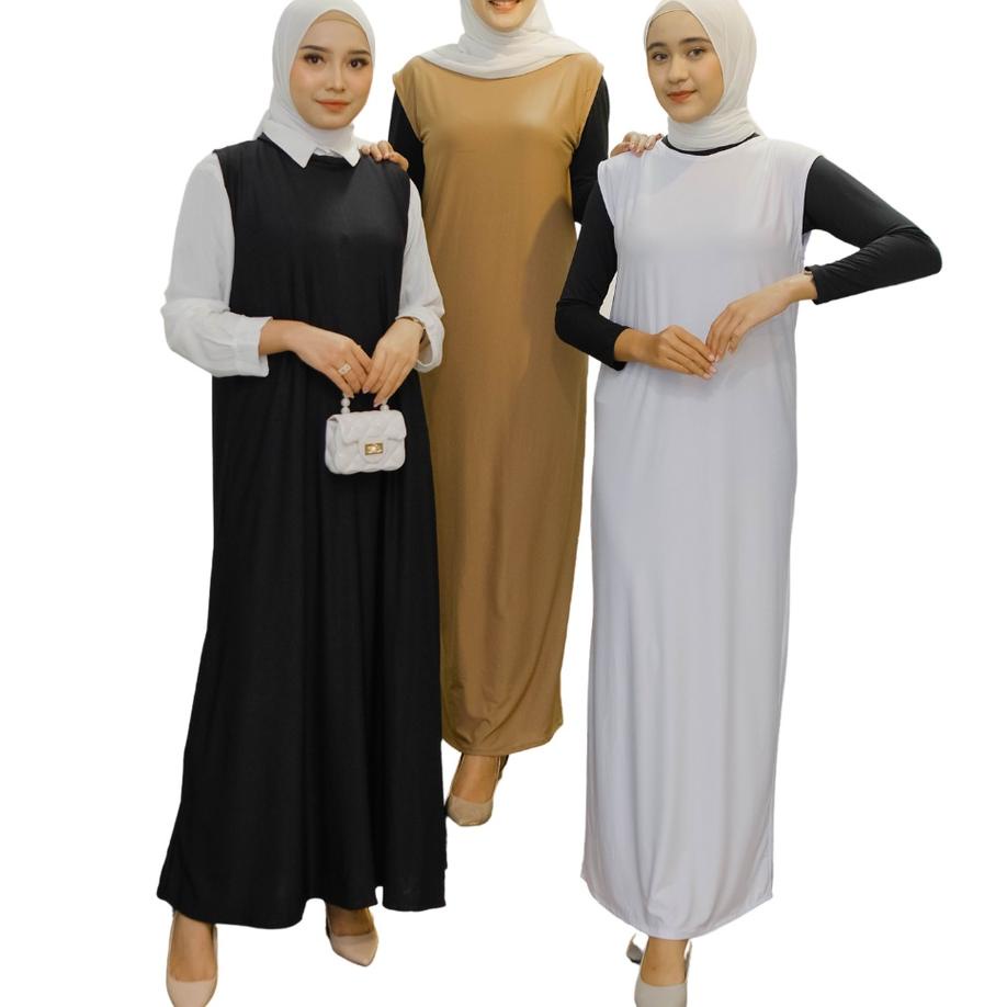 Jangan Sampai Kehabisan❄️ Span Inner Dress Inner Span INNER DRESS [SLEEVELESS] Bisa Buat Bumil |  SI