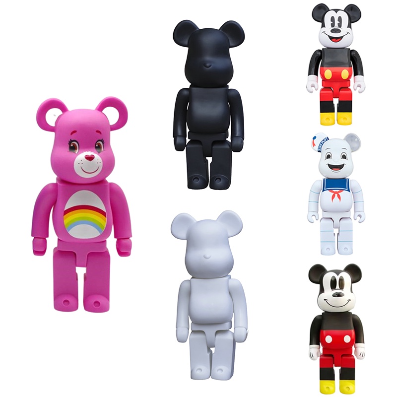 Figure Mickey Bear Daredevils Trendy Block400% Bangunan Bearbrick Action