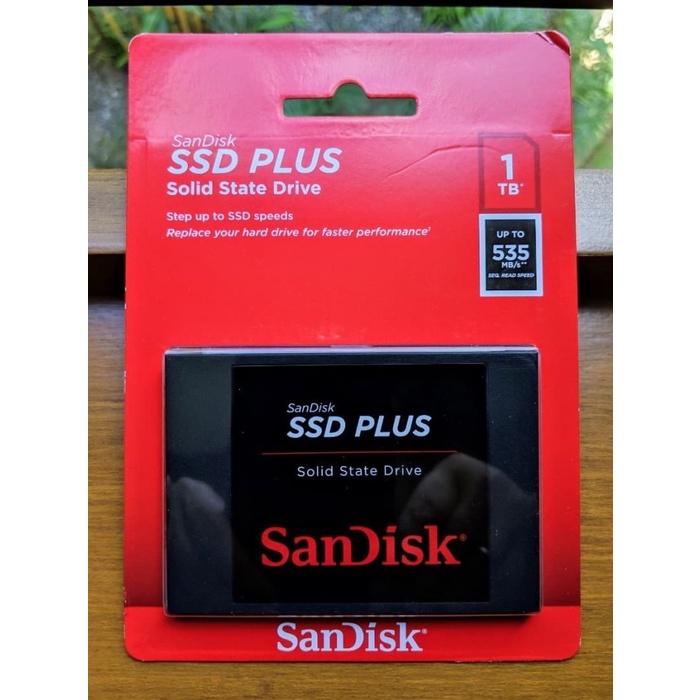 SSD Sandisk Plus Solid State Drive 1TB