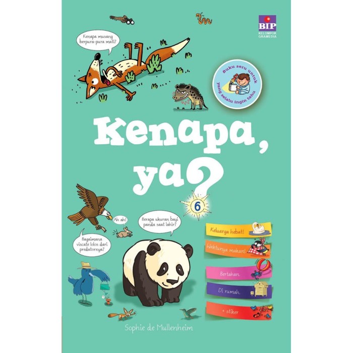 ⭐BISA COD⭐ Kenapa Ya 1,2,3,4,5,6. Buku Anak BIP Gramedia - Seri 6 (tosca)