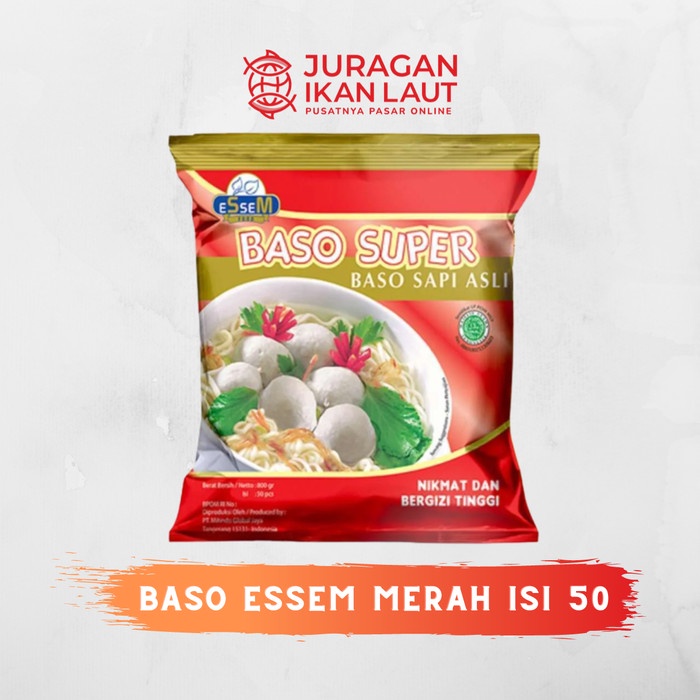 

Baso Sapi Essem Merah - Isi 50 Pcs