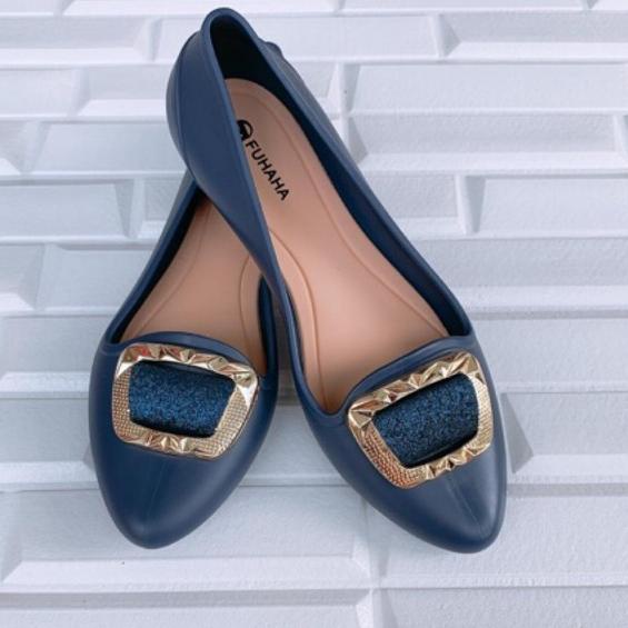 Terkini TERMURAHFashion wanita FlatShoes - Jelly Import #711-15