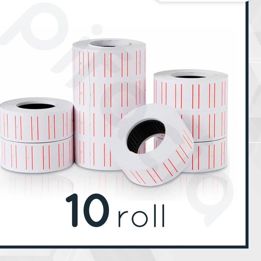 

↪ KERTAS LABEL HARGA/ REFILL 1 BARIS ISI 10 ROLL ♗