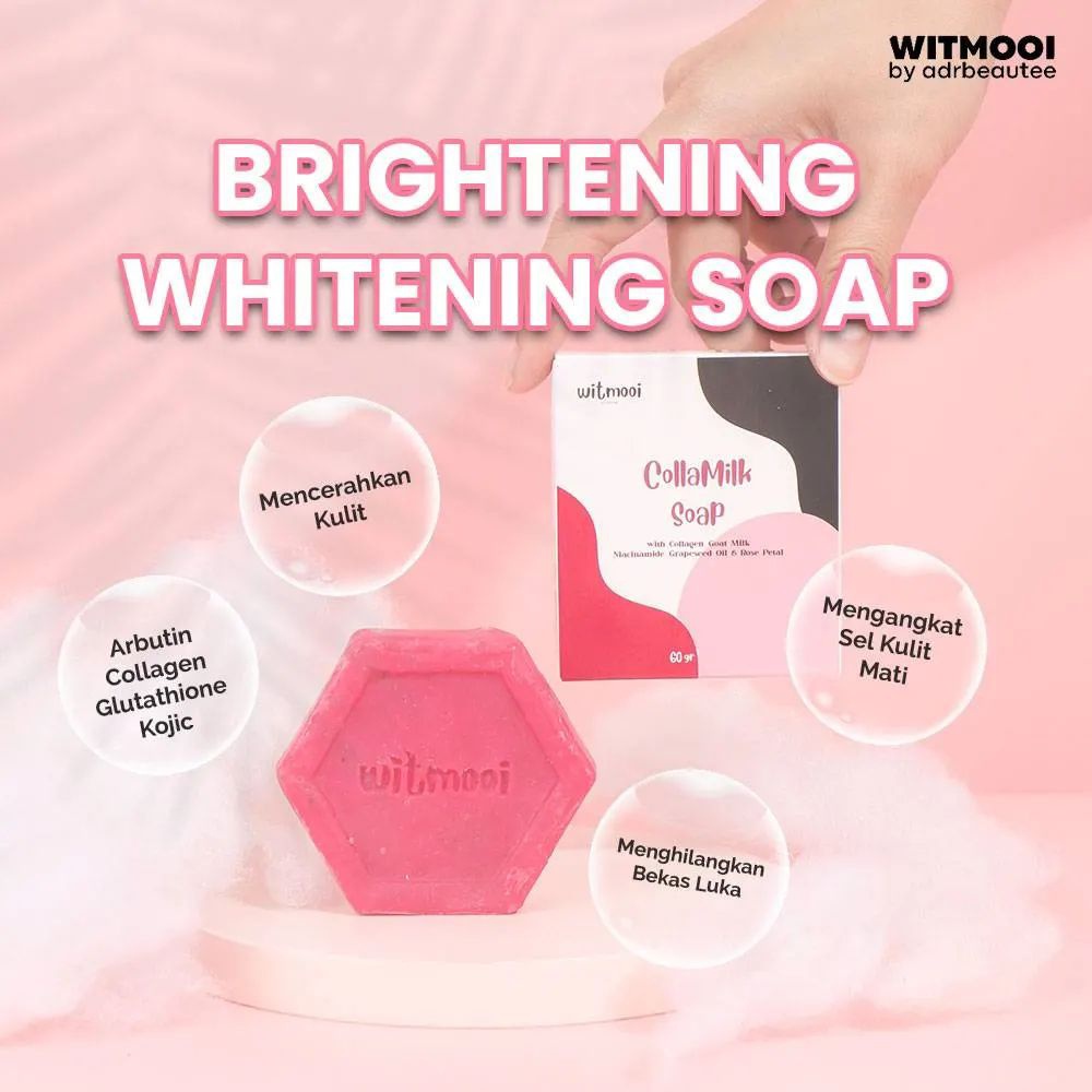 COLLA MILK SOAP by WITMOOI || SABUN PEMUTIH BADAN || WHITENING BODY SOAP