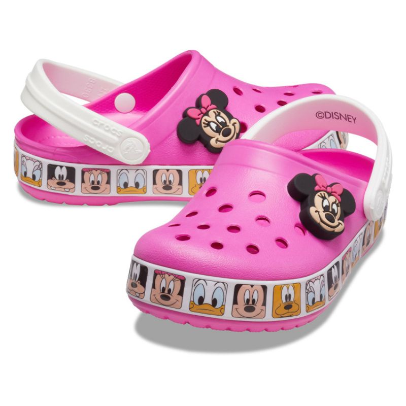 SANDAL ANAK CROCS MICKEY BLUE MINNIE PINK CLOG KIDS and JUNIOR