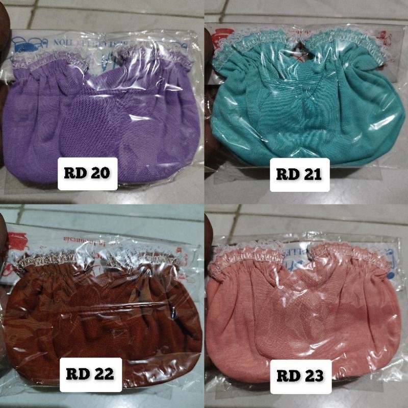 Sarung Tangan Bayi &amp; Sarung Kaki Bayi Unisex umur 0-4 bulan model Renda