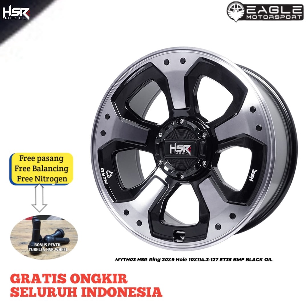 VELG MOBIL R20 RING 20 VELG MOBIL INNOVA XPANDER TERIOS CRV RUBICON HSR MYTH 03