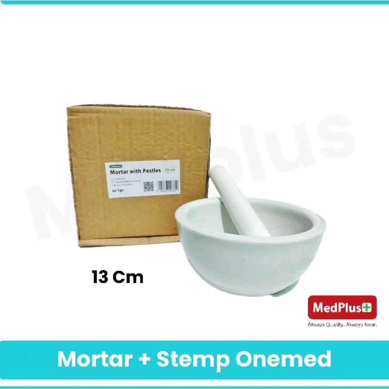 Mortir Stemper 13 Cm Mortar Pestle Lumpang Alu Penumbuk Obat