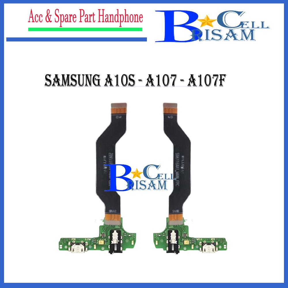 Original Flexible Connector Charger Mic Samsung Galaxy A10S - A107 - A107F - Konektor Papan PCB Cas