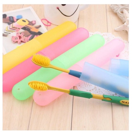 Tempat Box Kotak Penyimpan Sikat Gigi Portable Travel Toothbrush Case [ALT24]
