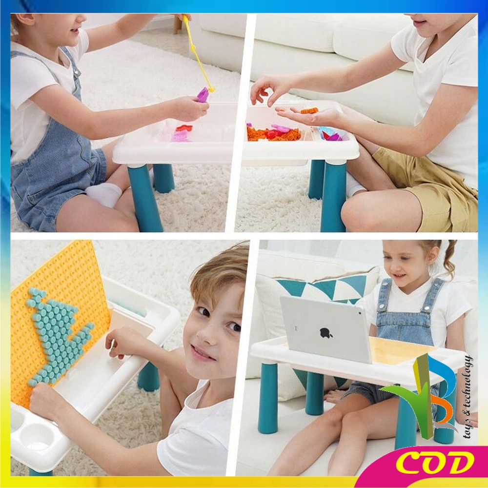 RB-M39 M111 Meja Belajar Anak Multifungsi / Mainan Edukasi DIY Building Block Bricks / Mainan Blok Bangunan / Mainan Bongkar Pasang Puzzle / Mainan Blok Susun / Block Mainan Anak M207