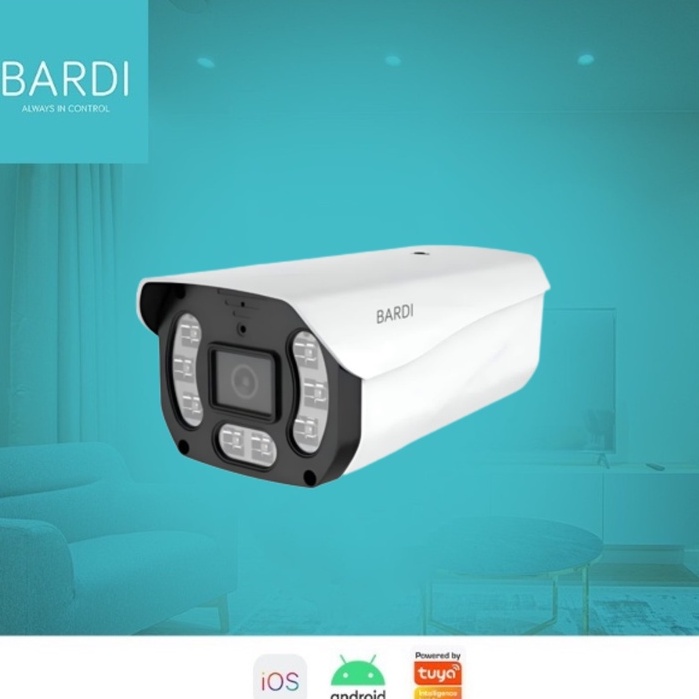 BARDI IP Camera Outdoor CCTV With POE STC - IP67 4MP SMART IOT TUYA